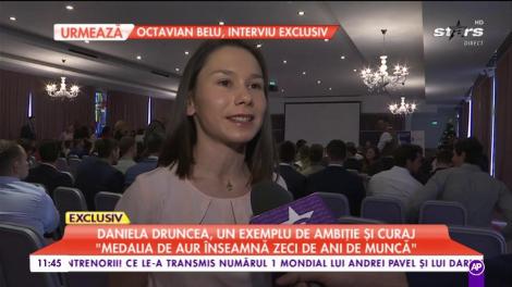 Daniela Druncea, un exemplu de ambiție și curaj: ”Atunci când primești medalia de aur este minunat”