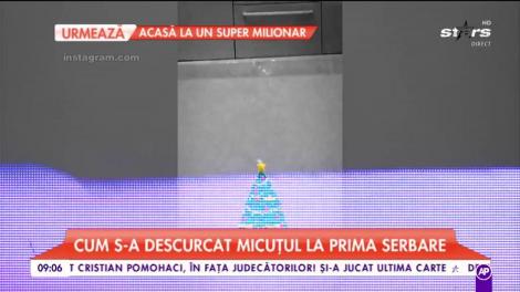 Antonia și Alex Velea, mândri de Dominic. Cum s-a descurcat micuțul la prima serbare