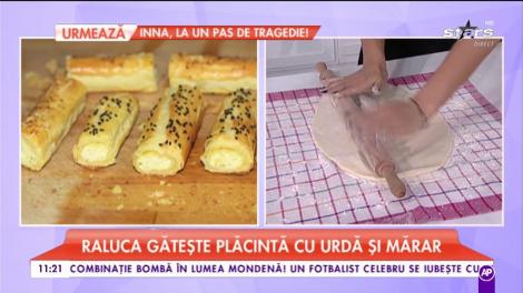 Raluca gătește plăcintă cu urdă și mărar