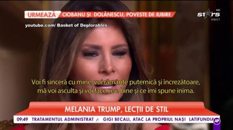 Secrete dezvăluite. Melania, o altfel de primă doamnă. Cât investește soţia lui Trump pentru a arăta atât de bine