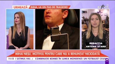 Mihai Neșu, motivul pentru care nu a renunțat niciodata: ”Pentru mine, progresul e că pot să vorbesc și să respir singur”