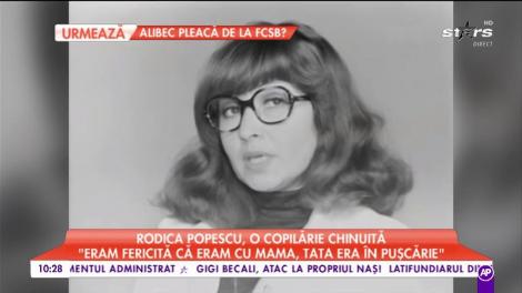Rodica Popescu, o copilărie chinuită: ”N-am avut niciodată pom de Crăcium pentru că nu aveam bani”