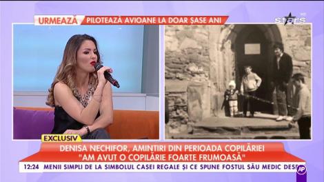 Denisa Nechifor, amintiri din perioada copilăriei: ”Când am o problemă o sun prima dată pe mama”