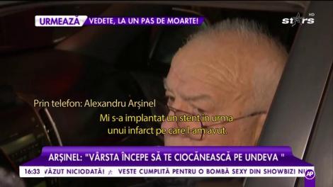 Arșinel e la pământ. Momente cumplite pentru marele actor român!