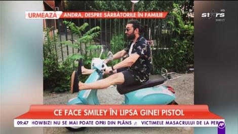 Ce face Smiley în lipsa Ginei Pistol. Dovada că artistul și Laura Cosoi țin legătura