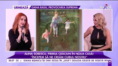 Alina Sorescu, între job și familie. Vedeta sărbătorește primul Crăciun în casă nouă
