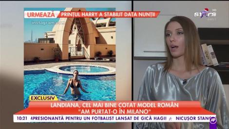 Landiana, cel mai bine cotat model român, a prezentat toate ţinutele cu care a făcut furori la fashion show-urile de la săptămânile modei!