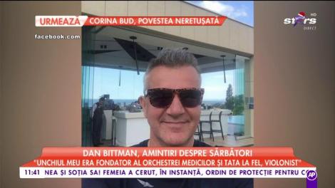 Cum arătau sărbătorile pentru Dan Bittman, când era copil: „Îmi era frică de Moș Crăciun”