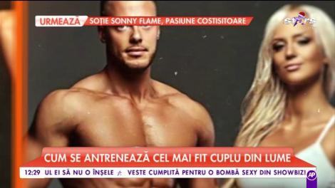 Pasiunea pentru sport i-a adus împreună. Cum se antrenează cel mai feet cuplu din lume