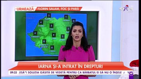 Iarna și-a intrat în drepturi. Maximele ajung până la 5°C