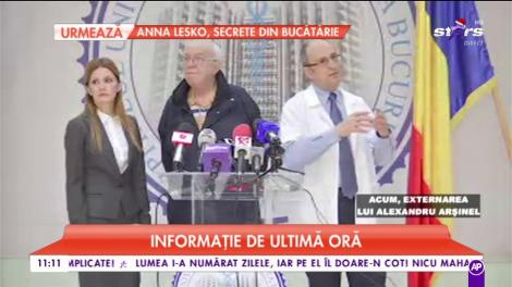 Alexandru Arșinel a fost externat. Prima declarație despre starea de sănătate a actorului