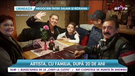 Crăciun Special pentru Minodora. Artista, cu familia, după 20 de ani