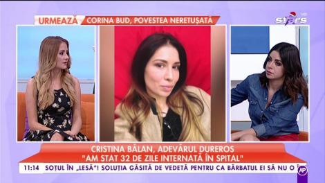 Cristina Bălan, adevărul dureros: „Am avut o naștere dificilă, cu posibilitatea de a pierde copiii amândoi”