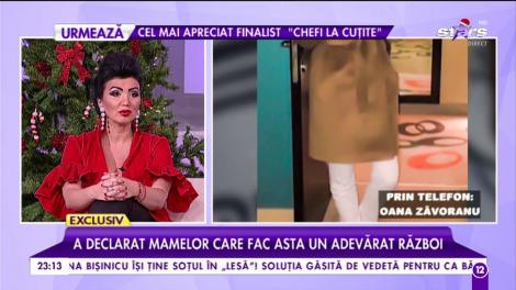 Oana Zăvoranu nu este de acord cu alăptatul în public. A declarat mamelor care fac asta un adevărat război