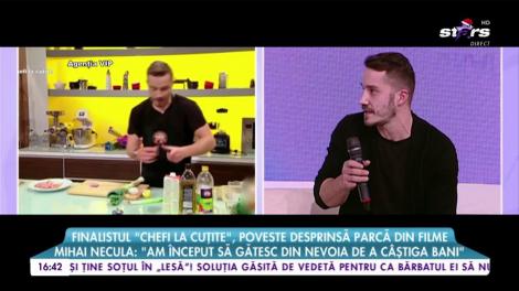 Finalistul ”Chefi la cuțite”, poveste desprinsă parcă din filme. Mihai Necula: ”Prima lună am spălat vase”