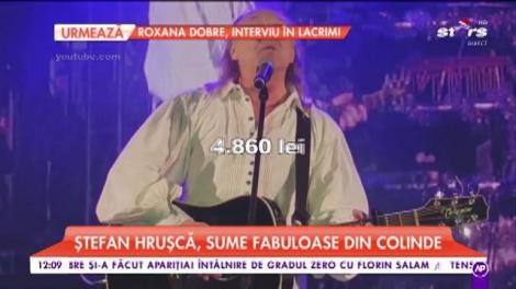 Ștefan Hrișcă, sume fabuloase din colinde