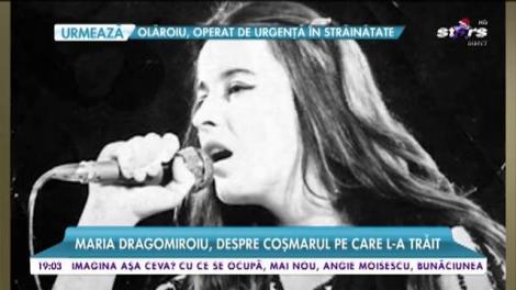 Maria Dragomiroiu, despre coșmarul pe care l-a trăit. Artista, amenințată cu cuțitul chiar de către socrul ei