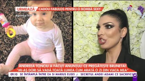 Andreea Tonciu a făcut anunțul! Bruneta a dat din casă: „Mi-aș dori să am o emisiune pentru copii”