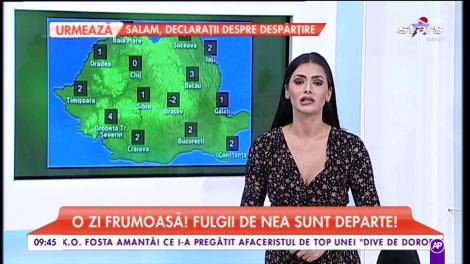O zi frumoasă! Fulgii de nea sunt departe, iar maximele urcă până la 4°C