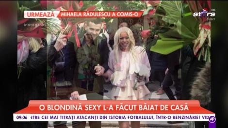 Marele crai Daminuță s-a căsătorit în secret. O blondă sexy l-a făcut băiat de casă