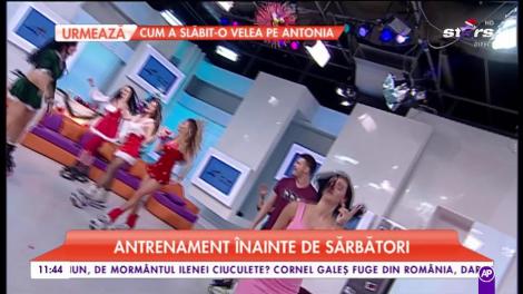 Antrenament înainte de sărbători. Hai să dăm jos burtica pentru a mânca sărmăluța