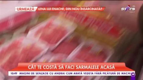 Cât de costă să faci sarmalele acasă