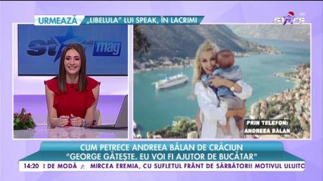 Cum petrece Andreea Bălan de Crăciun