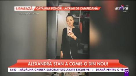 Alexandra Stan a comis-o din nou! Imagini din intimitatea vedetei