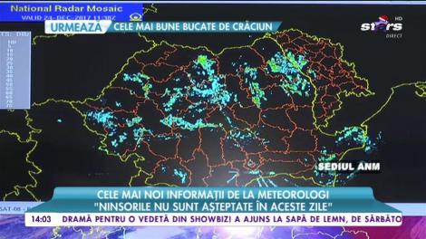 Cele mai noi informații de la meteorologi: „Ninsorile nu sunt așteptate în aceste zile”