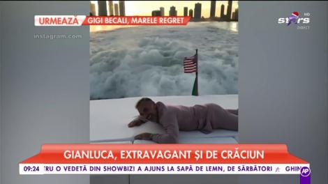 Gianluca, extravagant și de Crăciun. Milionarul s-a deghizat în Moș Crăciun