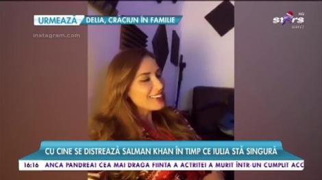 Iulia Vântur colindă, Salman petrece cu alta