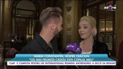 Maria Constantin a uitat de scandalul cu Marcel Toader și recunoaște că a primit demult cel mai frumos cadou de Crăciun: „Sunt cea mai fericită!”