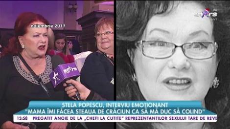 Stela Popescu, interviul de care nu știa nimeni. Ce voia să facă regretata artistă de Crăciun!