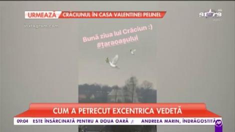 Corina Bud ne-a surprins și de Crăciun . Cum a petrecut excentrica vedeta