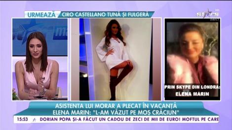 Elena Marin, asistenta lui Mihai Morar, în vacanță la Londra