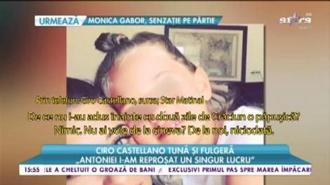 Ciro Castellano tună și fulgeră cu acuzații la adresa Antoniei, mama nepoatei sale