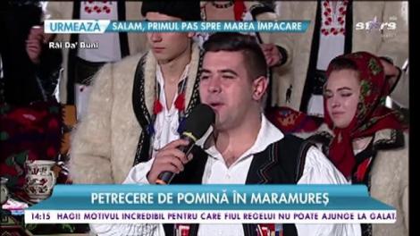 Petrecere de pomină în Maramureș! Mihai Morar a petrecut tradiţional