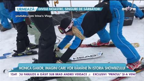 Monica Gabor, imagini care vor rămâne în istoria showbizului