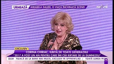 Corina Chiriac, artista iubită de toate generațiile