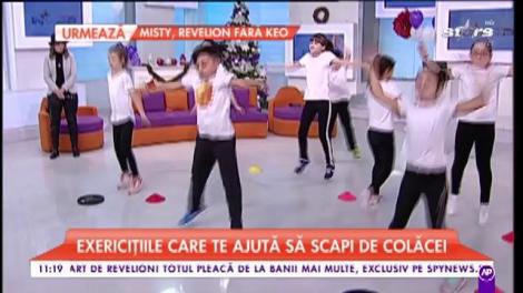 Ai mâncat prea mult de Crăciun? Iată exerciţiile care te scapă imediat de colăcei