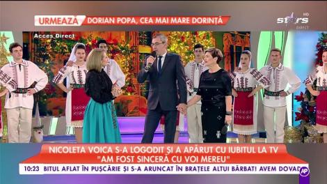 Nicoleta Voica, planuri de nunta. Artista s-a logodit și a apărut cu iubitul la tv