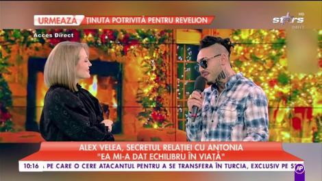Alex Velea, secretul relației cu Antonia: ”Am cea mai frumoasă femeie acasă”