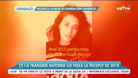 Toate fanele artistului vor fi invidioase! Ce i-a transmis Antonia lui Alex Velea la început de 2018
