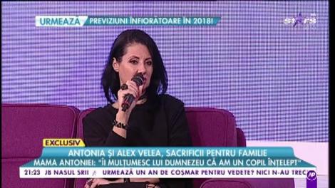 Antonia și Alex Velea, sacrificii pentru familie. Mama Antoniei: ”Nu îmi mai priește să mănânc mult”