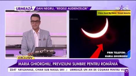 Maria Ghiorghiu, previziuni sumbre pentru România: "Curgeau râuri de sânge adevărat. Ne vom confrunta cu o mare revoluție"