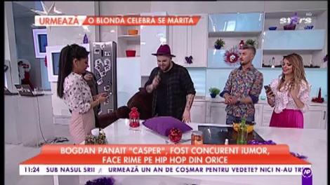 Bogdan Panait sau „Casper”, fost concurent la iUmor, face rime din orice: "Salutări tuturor, azi bem doar compot"