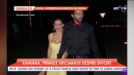 Divorțează Kamara de soția lui, Oana? Primele declarații ale artistului: „Nu comentez”