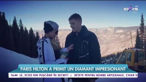 Paris Hilton a primit un diamant impresionant. A fost cerută de soție pe vârful muntelui