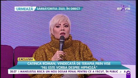 Catinca Roman, vindecată de terapia prin vise: ”Terapeutul m-a pus să desenez anumite vise”