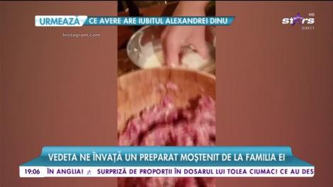 Anna Lesko, o nouă pasiune. Vedeta ne învață un preparat moștenit de la familia ei